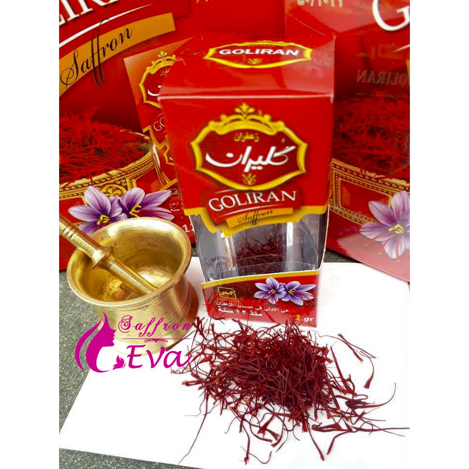 1gr Saffron Full Box Iran Loại 1 Negin thương hiệu Goliran / Nhụy Hoa Nghệ Tây Iran loại Negin hộp 1gr Goliran | WebRaoVat - webraovat.net.vn