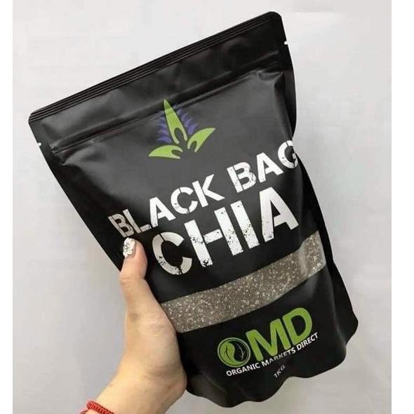 Hạt Chia Đen Black Bag OMD Úc Gói 1kg