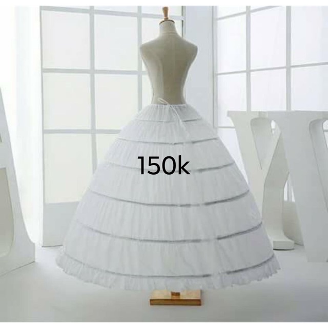 Tùng 6 vành làm phồng váy cô dâu, váy cưới – Linh Chi
