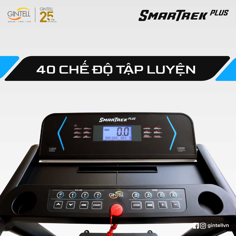 Máy Chạy Bộ GINTELL SmarTREK PLUS + 1 Năm Bảo Hành Chính Hãng