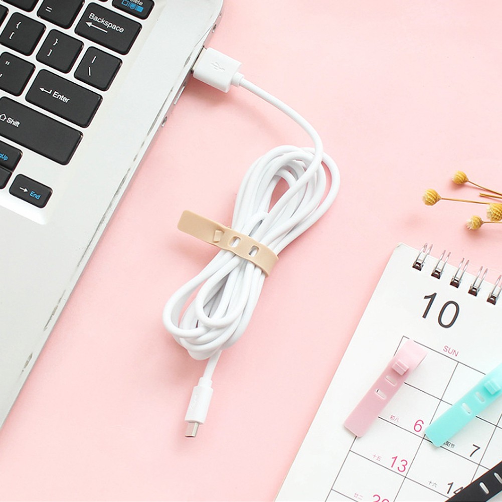 Phụ Kiện Silicon Giữ Dây Cáp Gọn Gàng Tiện Dụng
