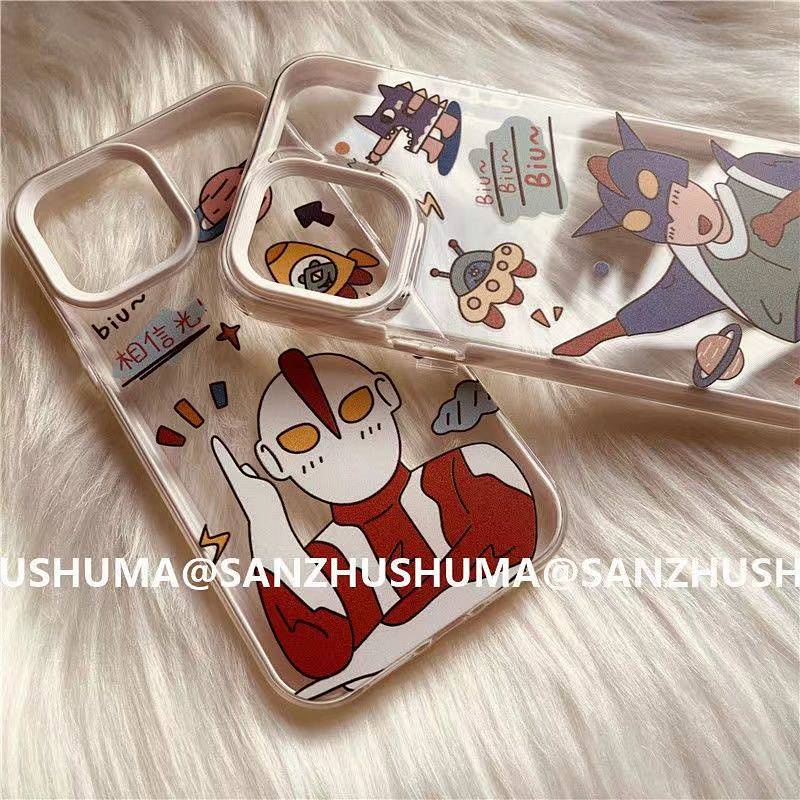 Ultraman Iphone13 Phone Case 12pro Set 14 Apple 11 Silicone Xsmax Transparent X/XR Female 78Plus OaDp