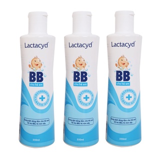 Bộ 3 Sữa tắm Lactacyd BB chống rôm sảy 250ml
