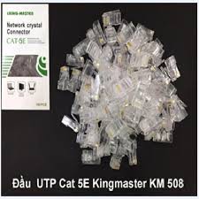 Đầu mạng RJ45 Kingmaster KM508 hộp 100 cái