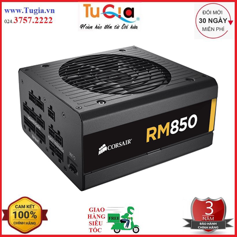 Nguồn Corsair RM850 80 Plus Gold Chính hãng SPC phân phối (CCP-9020196-NA) BH 10 năm
