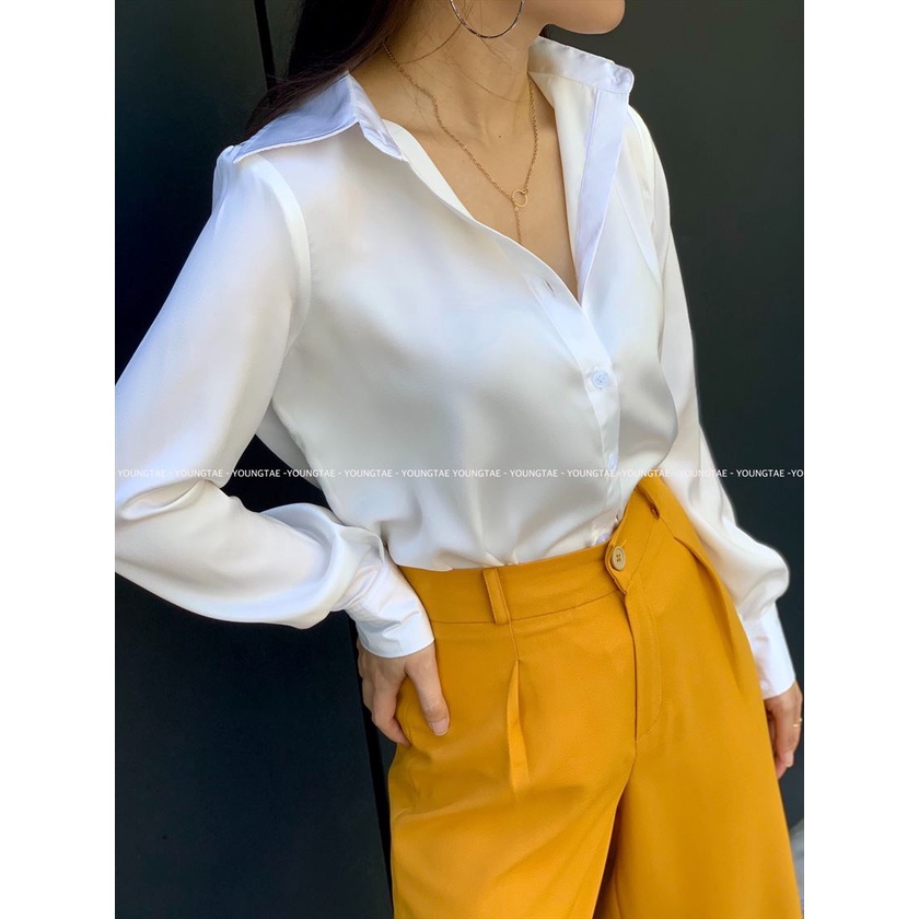 Quần suông nữ culottes basic cạp cao ống rộng lưng cao dáng dài nhiều màu chất siêu đẹp không nhăn nhàu | BigBuy360 - bigbuy360.vn