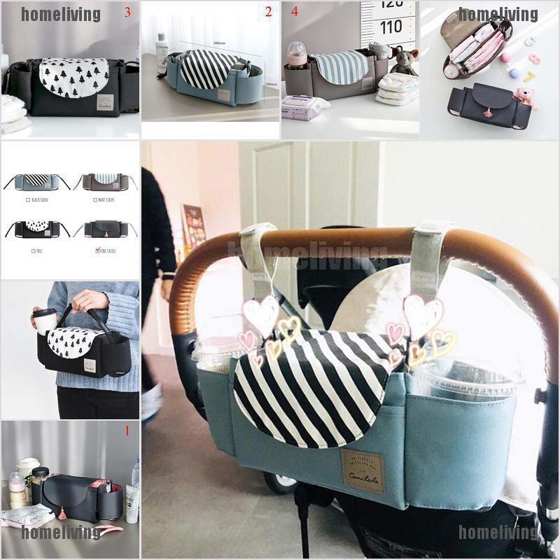 1 Túi Đựng Đồ Đa Năng Gắn Xe Đẩy Em Bé