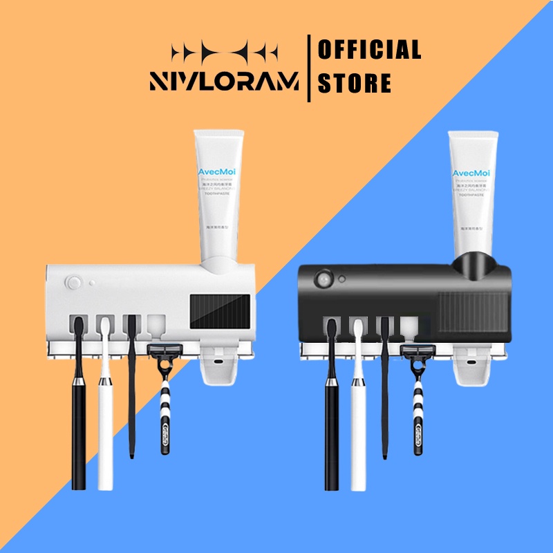 Giá treo bàn chải Kem đánh răng khử khuẩn tia UV công nghệ cao Châu Âu