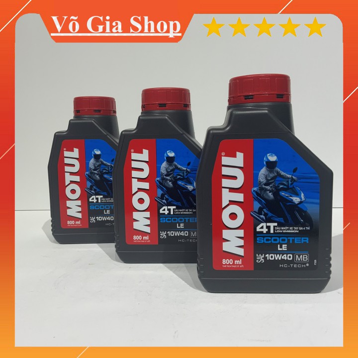 Nhớt MOTUL SCOOTER LE 10W40 800ml -  Nhớt xe tay ga cao cấp chính hãng