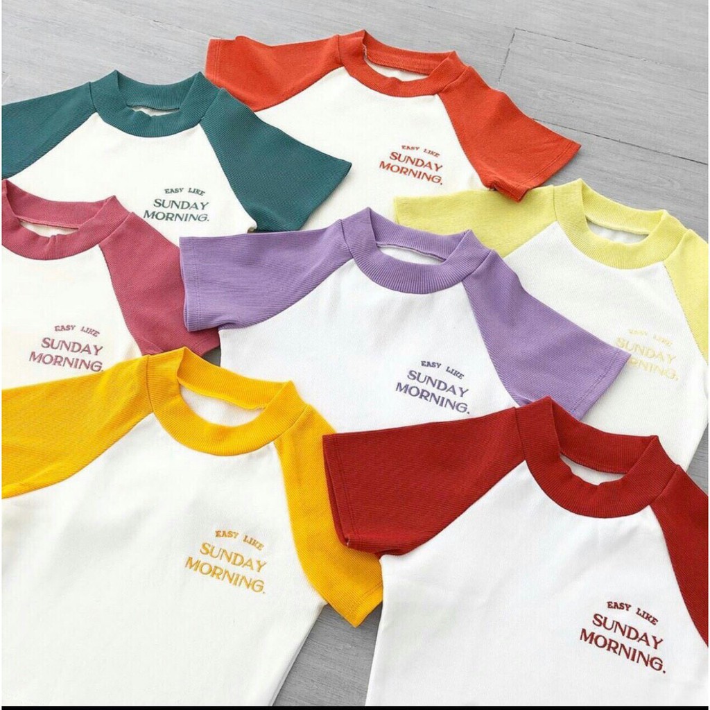 Áo Croptop gân hàng thêu - chất đẹp + ảnh thật