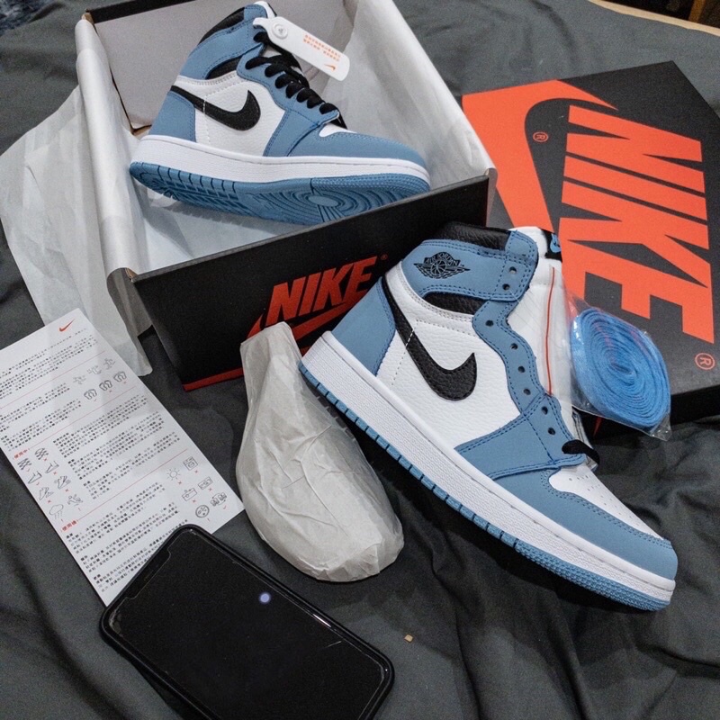 GIÀY JD1 UNIVERSUTY BLUE 1:1 SC [ FULL BOX + FREE SHIP ]