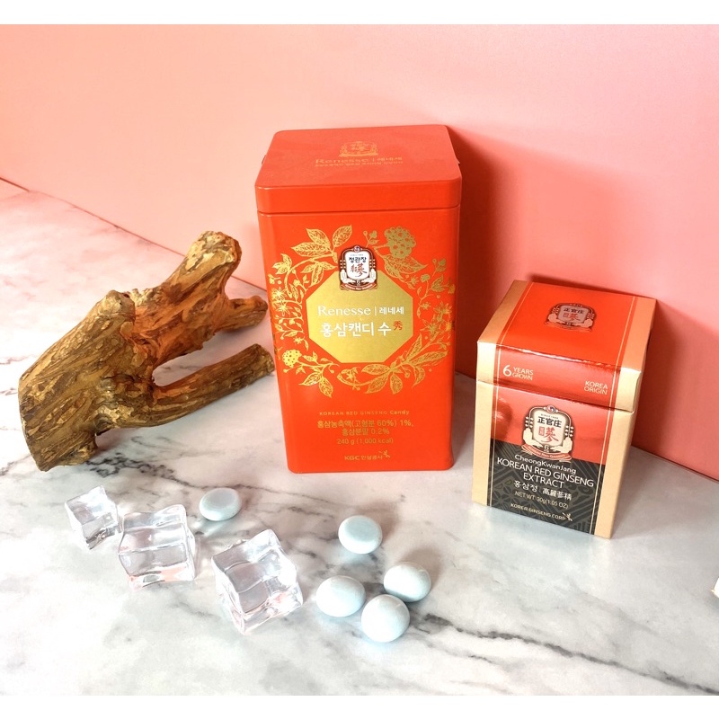 Kẹo Hồng Sâm Có Đường KGC Cheong Kwan Chang Renesse 240G