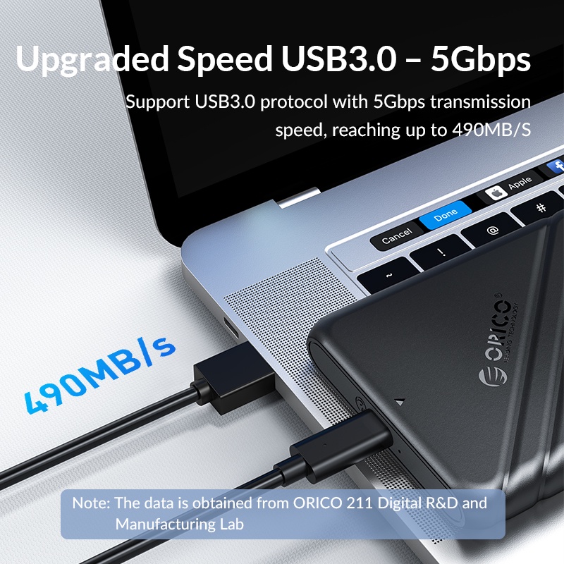 Hộp Đựng Ổ Cứng Chuyển Đổi HDD Sata Sang USB 3.0 5Gbps 4TB SSD HHD 2.5 inch (25PW1) ORICO