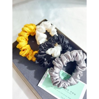 DÂY CỘT TÓC, DÂY BUỘC TÓC SCRUNCHIES PHI LỤA SIZE NHỎ