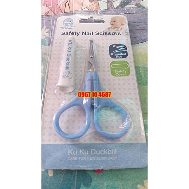 Kéo cắt móng tay trẻ em Kuku Ku3017a cao cấp dùng được cho bé sơ sinh