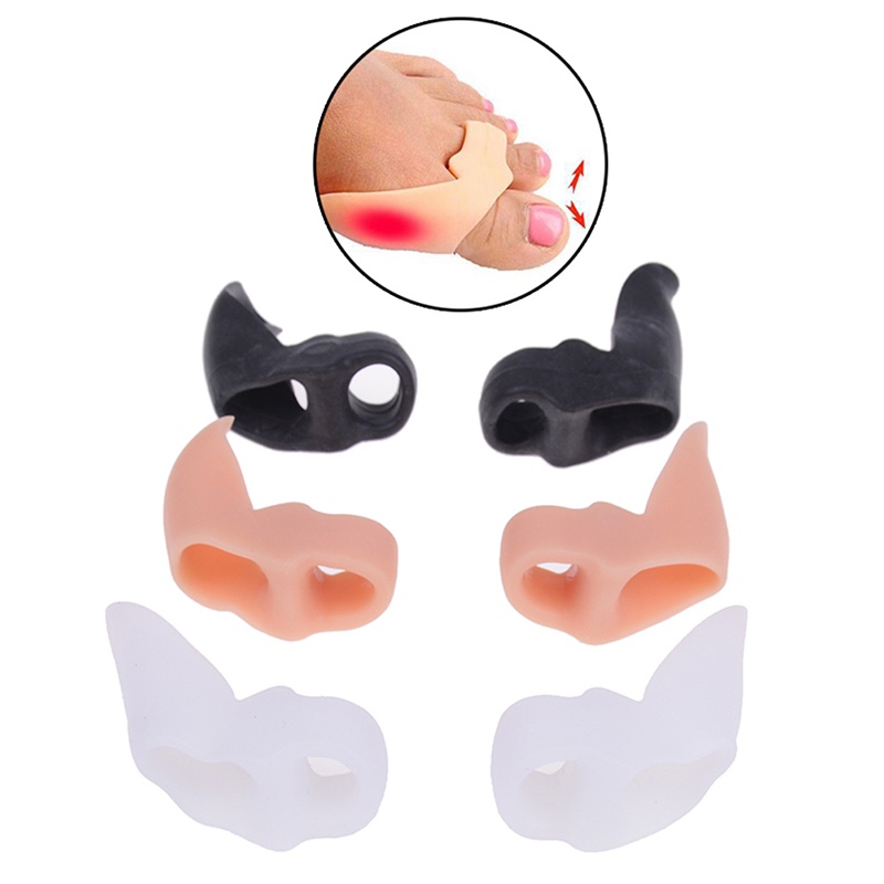 Bộ 2 Dụng Cụ Tách Ngón Chân Bằng Silicone Tiện Dụng Dành Cho Nữ