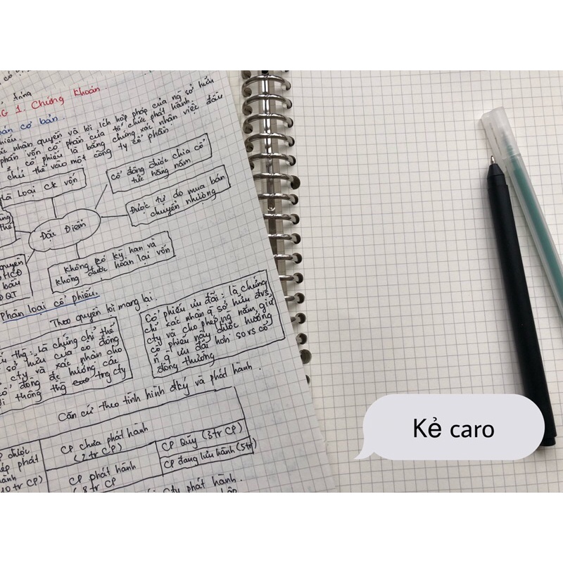 Giấy refill A6- A5- B5- A4  giấy màu ngà siêu đẹp, siêu dày, viết bao phê -studywithNgan