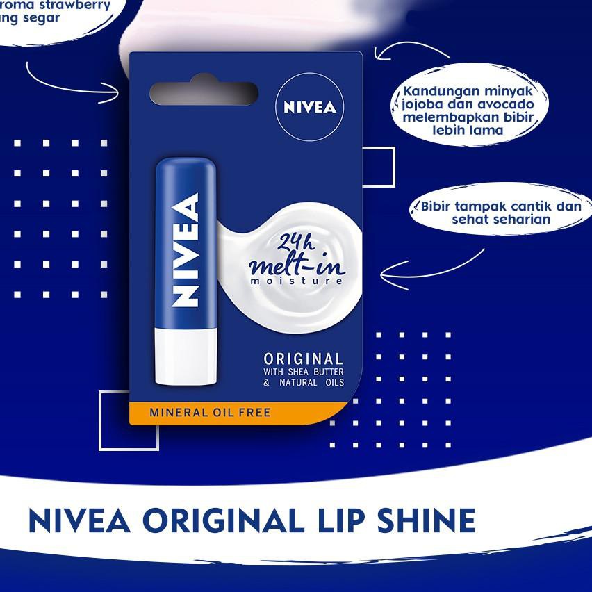 (Hàng Mới Về) Son Dưỡng Môi Nivea 4.8 Gr | BigBuy360 - bigbuy360.vn