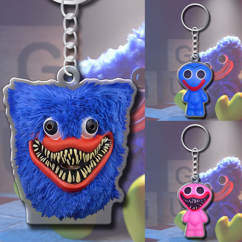 Móc khóa họa tiết Huggy Wuggy From Poppy Playtime dễ thương