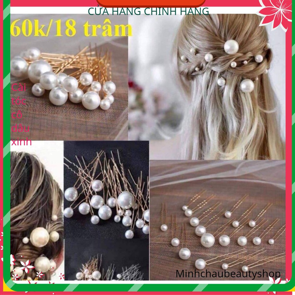 Set trâm cài tóc-Phụ kiện đồ cài CT17-MinhChaubeautyshop