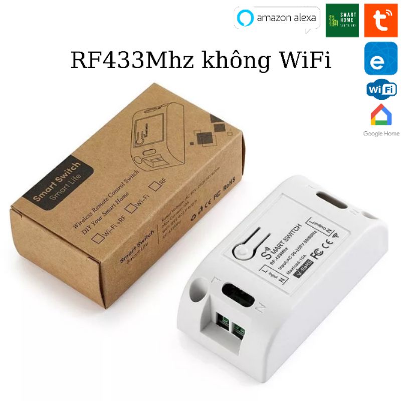 Công Tắc Thông Minh Điều Khiển Từ Xa Qua RF433 (Tuya Smart Basic) 
