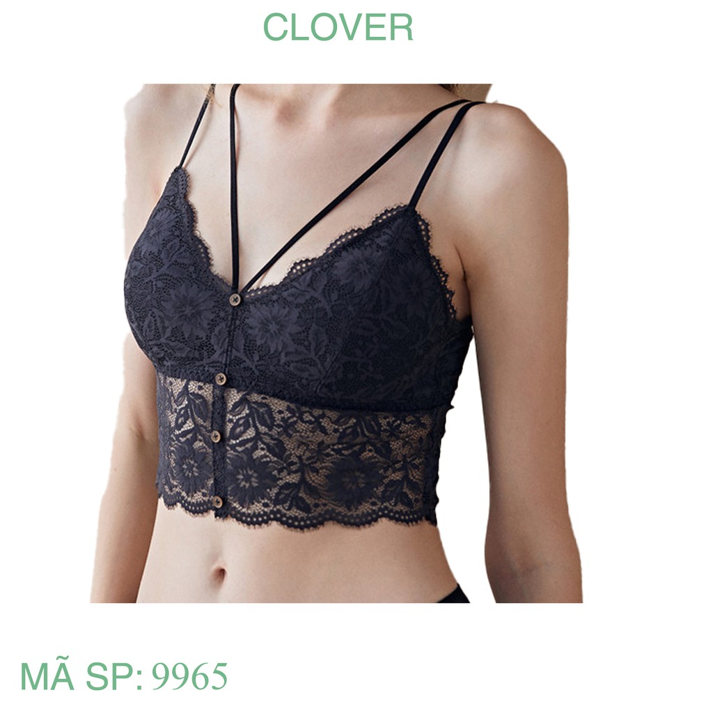 Áo Lót Nữ Ren Nâng Ngực 2 Dây Sexy Thoáng Mát ELSA BRA - 9965