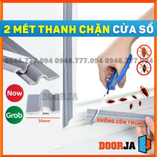 Nẹp Chặn Cửa Chống Gió Lùa Ron Cửa Sổ Cao Su Cản Bụi DOORJA