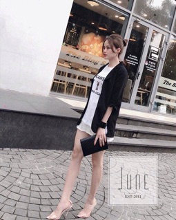 Áo khoác blazer dáng vest