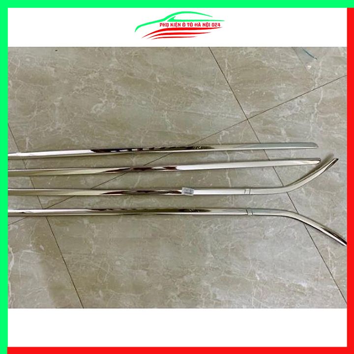 Bộ nẹp viền chân kính inox Attrage 2015-2023