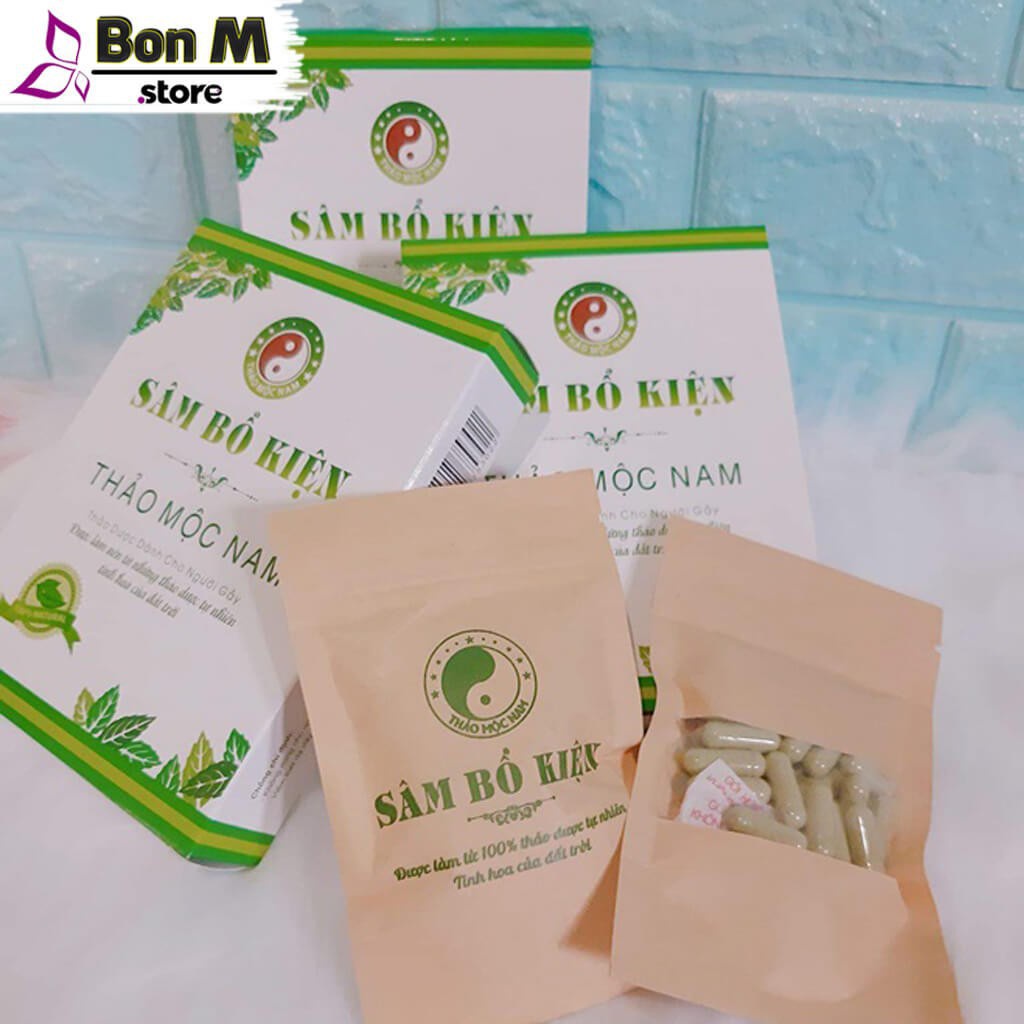 Thuốc Tăng Cân ⚡FREESHIP⚡ Sâm Bổ Kiện Thảo Mộc Nam - Giải Pháp Tuyệt Vời Cho Người Gầ--01shop