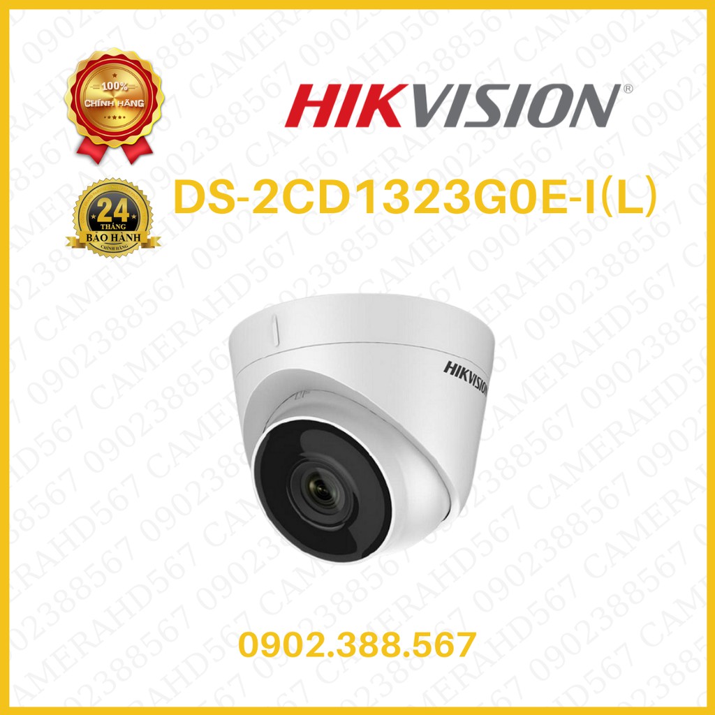 Camera IP Dome hồng ngoại 2.0 Megapixel HIKVISION DS-2CD1323G0E-I(L)