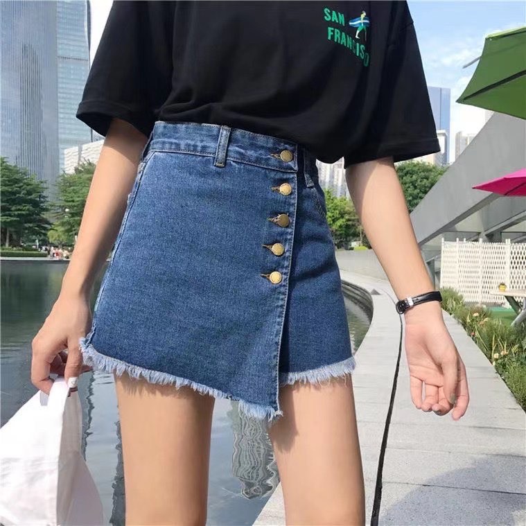 QUẦN VÁY VẠT LỆCH 5 KHUY QV9005