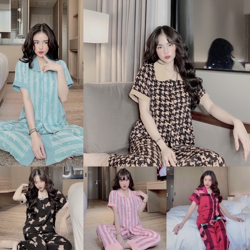 Bộ Lụa Mango Tay Ngắn , Mẫu Mã Mới ❤️