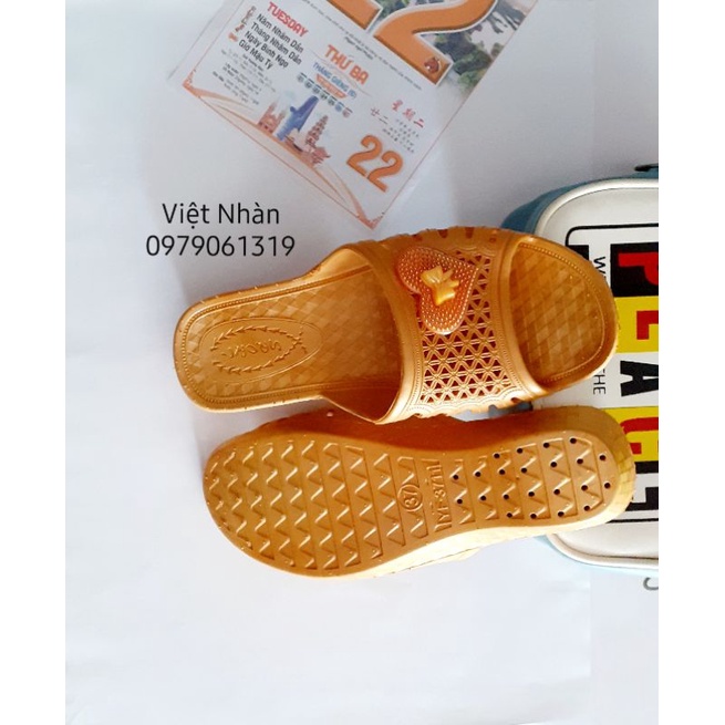 DÉP LÊ CHO BÀ, CHO MẸ, DÉP NHỰA ĐÚC NGUYÊN KHỐI MÃ BÀTIM-3711