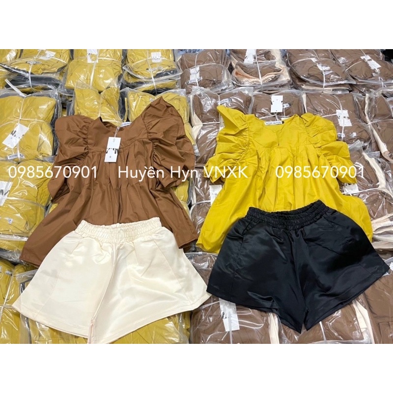 set bộ vàng - nâu 190k