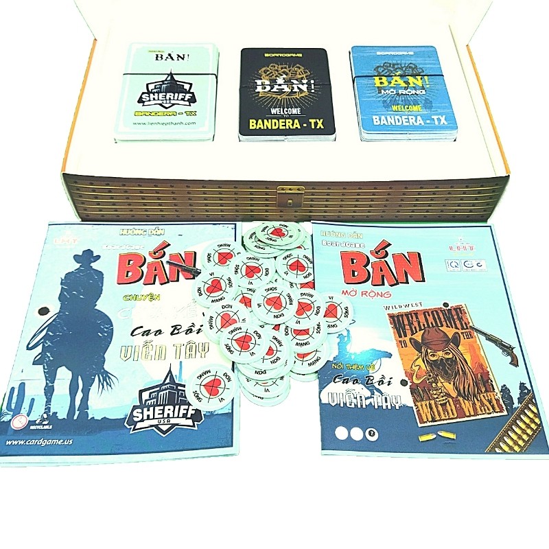 Combo Boardgame Bắn + Bắn Mở Rộng - dễ chơi cho cả trẻ em và người lớn từ 4 - 7 người [Chính hãng AAA-LHT]