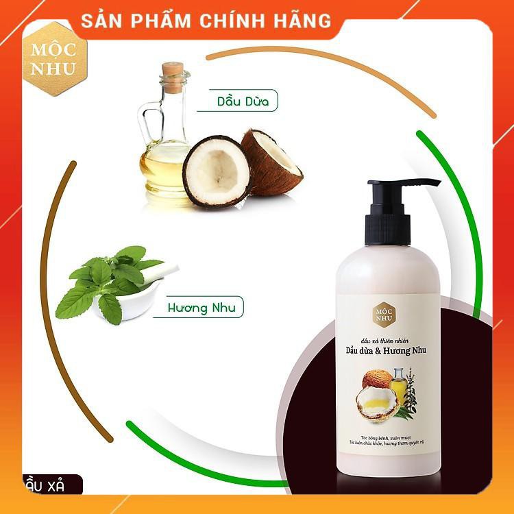 Dầu Xả Dầu Dừa Hương Nhu ⚡️𝐅𝐑𝐄𝐄 𝐒𝐇𝐈𝐏⚡️ Mộc Nhu 300ml Nuôi Dưỡng Mái Tóc Suôn Mềm Mượt Mỗi Ngày