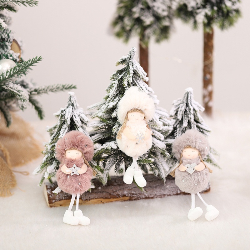 Thiên Thần Nhồi Bông Màu Sắc Trang Trí Giáng Sinh