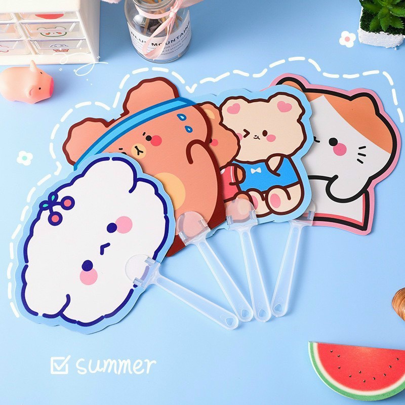 Quạt cầm tay hoạt hình dễ thương | BigBuy360 - bigbuy360.vn