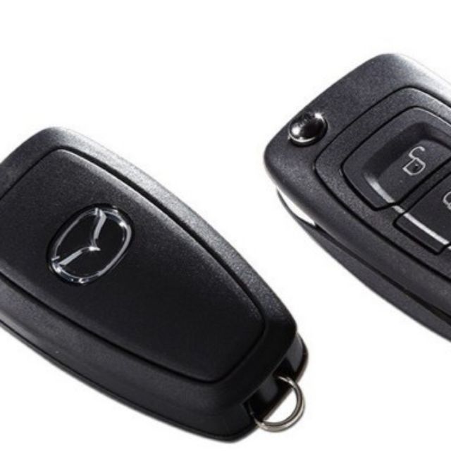 Bao Da Chìa Khoá Remote  MAZDA BT50  2 nút (chìa Gập)