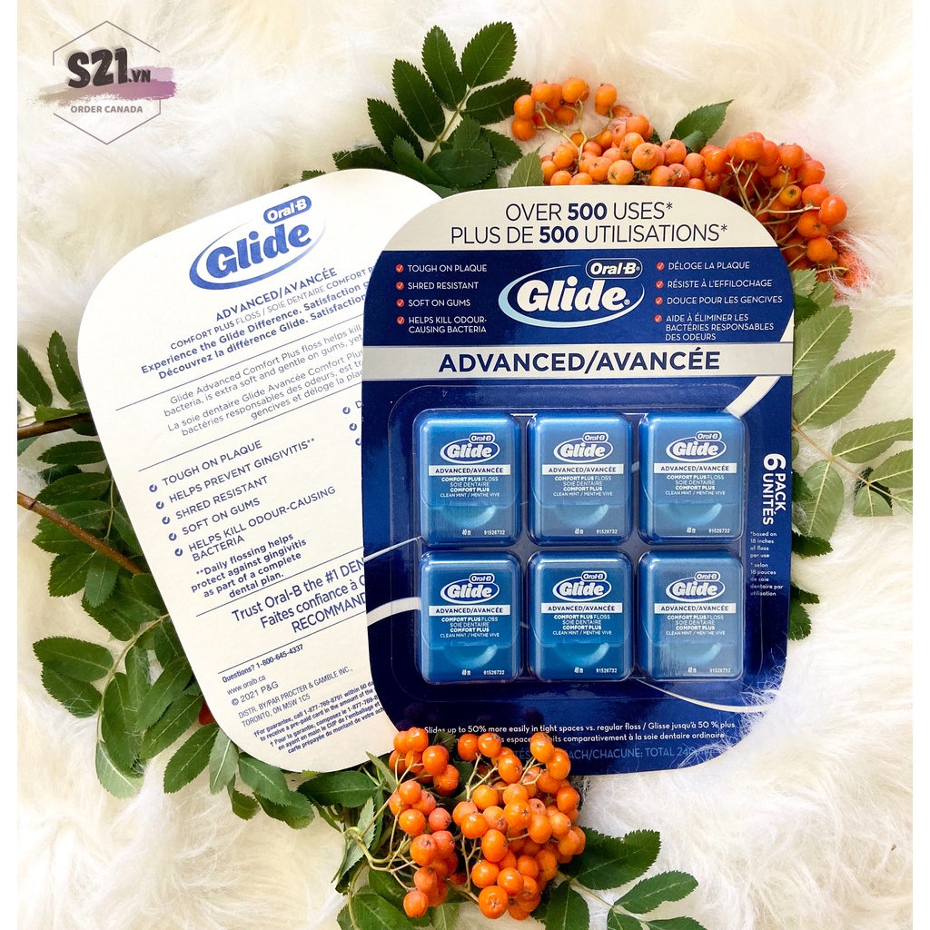 [Tách Set] Chỉ Nha Khoa Oral B Glide Advanced 40m