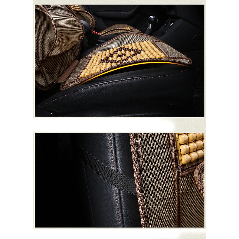 Lót Ghế Hạt Gỗ Sang Trọng - Lót Ghế Ô Tô, Văn Phòng Chống Nóng, Trượt Và Massage Cao Cấp.