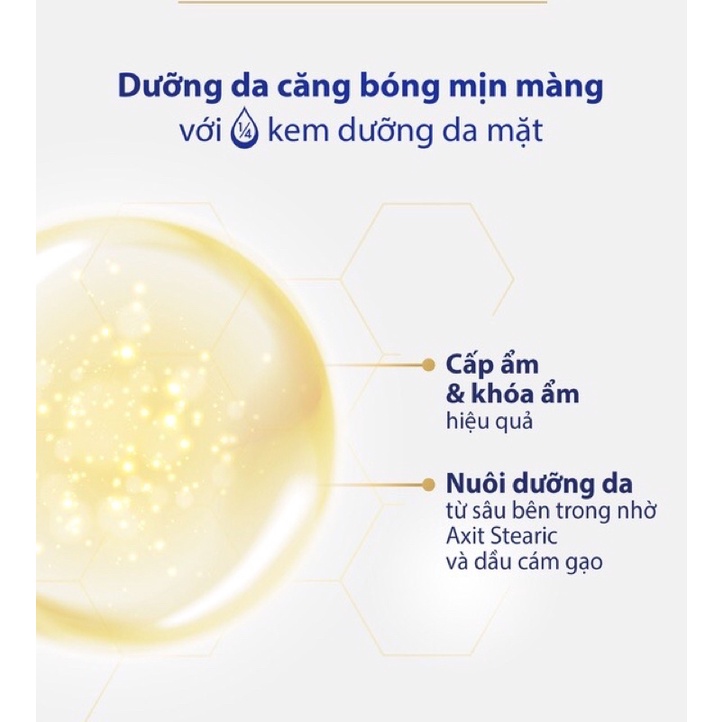 [DOVE] Sữa tắm dưỡng thể Dove với 1/4 kem dưỡng da mặt cho da căng bóng mịn màng 900g