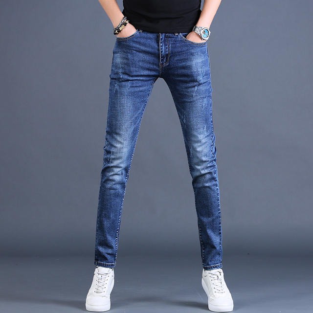 Quần jean nam chất bò ống côn co giãn cào nhẹ | BigBuy360 - bigbuy360.vn