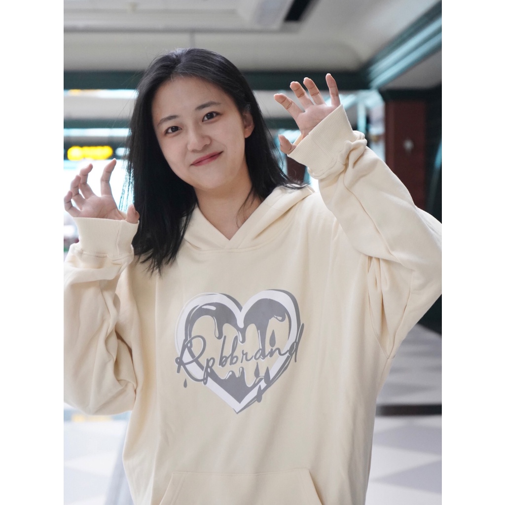 NRVP Áo Hoodie Dáng Rộng Thời Trang Hàn Quốc Đơn Giản Cá Tính Cho Nữ