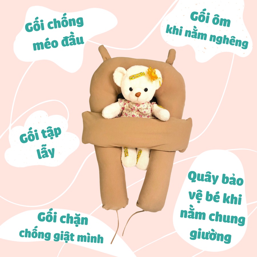 Gối quây nằm chung giường cho bé Hapiso