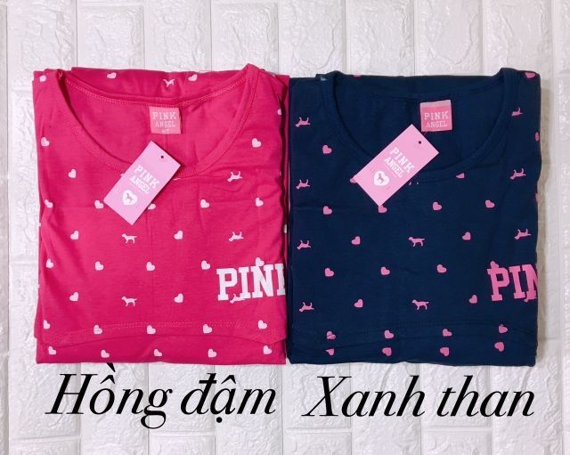 Bộ bầu và sau sinh Pink cotton co giãn