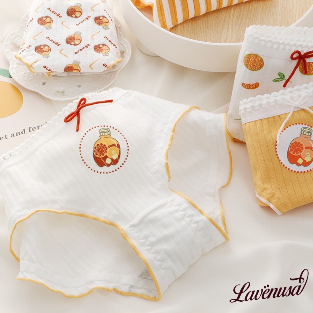 Quần lót nữ cotton kháng khuẩn mềm mịn dễ thương đáng yêu LAVENUSA QL90