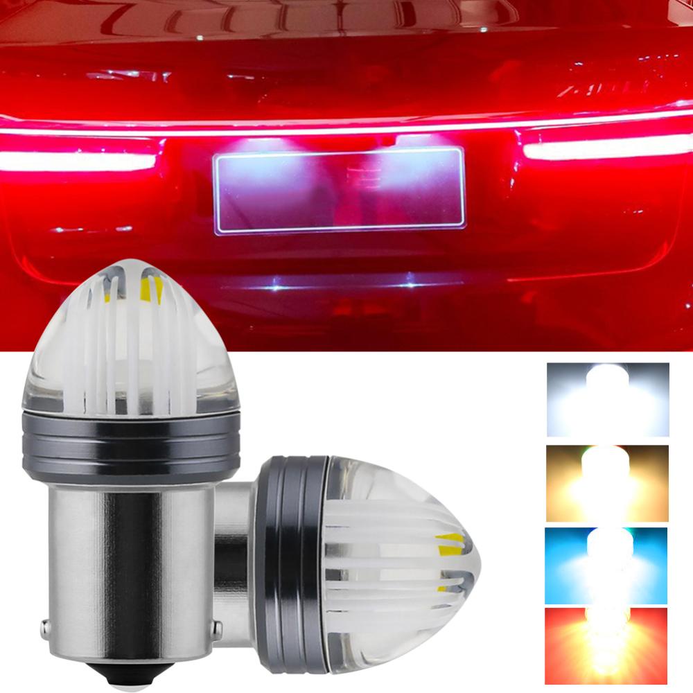 1 Bóng Đèn LED 1156 BA15S P21W P21/ 5W 1157 BAY15D Cho Xe Hơi O2W8