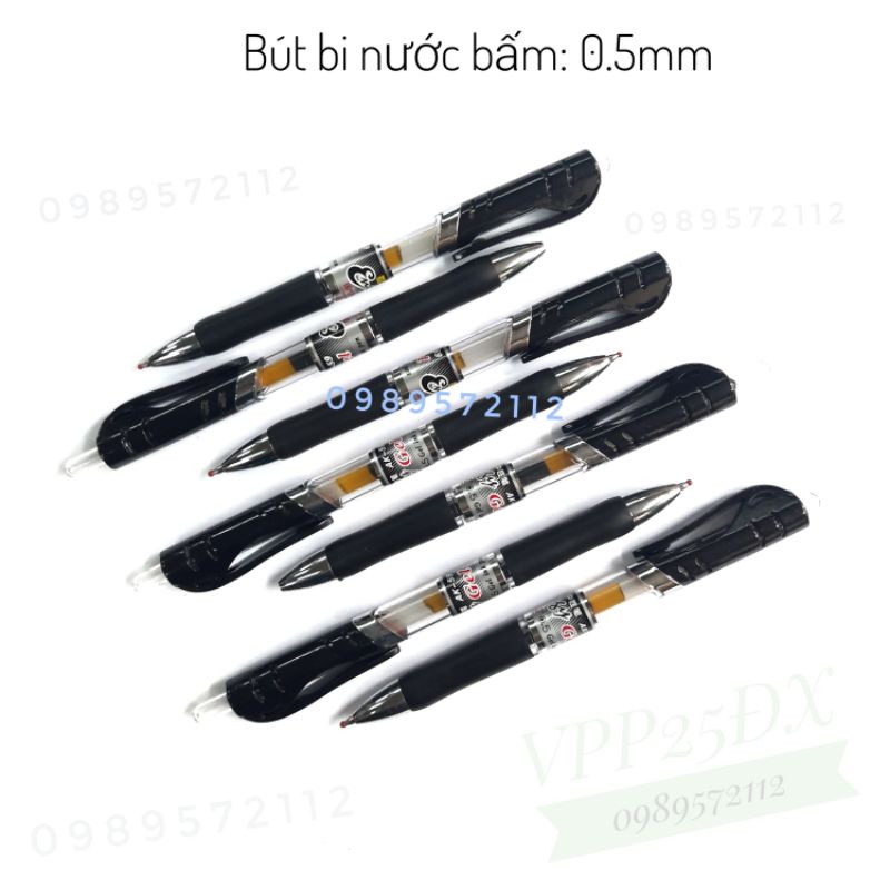 Bút bi nước bấm ngòi 0.5mm  AK59.